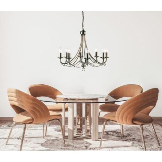 mosadz luster kovany zelezny lampa elegantne klasicke vila salon restauracia jedalen kuchyna osvetlenie.jpg